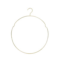 Cintre rond en métal doré antidérapant pour soutien-gorge Bikini Slip sans trace Cintre pour pantalon d'affichage de centre commercial