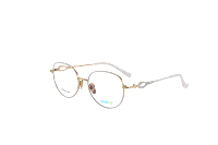Superovo Montures de lunettes optiques classiques de luxe en titane et métal à verres transparents, légères, à monture intégrale unisexe pour usage quotidien