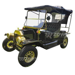 Auto Eléctrico Retro Clásico de 4 Ruedas, Superventas, Certificado CE 2026, Ideal para Resorts, Campamentos, Parques y Otras Atracciones Turísticas - Product Image 2