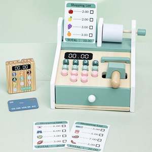 Toysrunner Caja Registradora de Supermercado de Madera, Juego Educativo de Conteo para Niños y Niñas de 0 a 24 Meses - Product Image 5