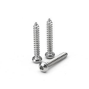 Tornillo Autorroscante de Cabeza Redonda de Acero Inoxidable 304, M2 M3, Cabeza Hexagonal Métrica, Clase 12.9, Grado A, Industria de la Construcción - Product Image 3