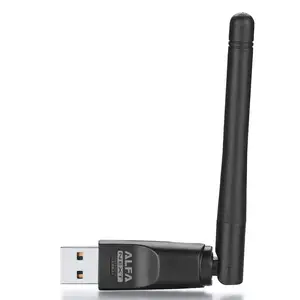 wireless adapter usb pc Suppliers-Wifi Dongle Rt5370 Empfänger für Laptop/Desktop/Android TV-Box/Decoder Wireless USB Adapter Stick 2.0 Universal Antenne