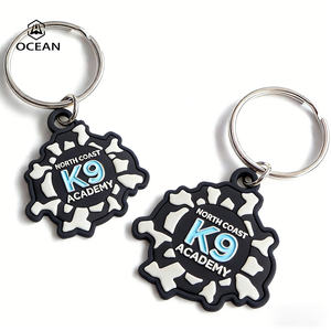 Porte-clés en PVC de style américain, design indépendant, porte-clés personnalisé, logo en PVC - Product Image 5