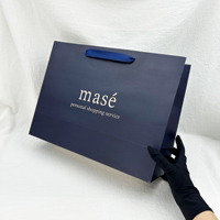Sacs en papier cadeau personnalisés de luxe pour chaussures de vente au détail, avec poignée et impression de logo pour boutique