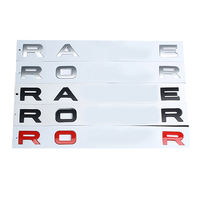 Autocollant emblème 3D ABS pour capot avant, lettres de coffre arrière, accessoires de voiture style sport en temps réel, emblème logo badge édition limitée