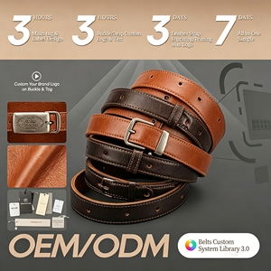 <span class=keywords><strong>Cintura</strong></span> in <span class=keywords><strong>Pelle</strong></span> PU con Stampa Leopardata Vintage di Tendenza, Personalizzabile, Versatile per Donne, Nera/<span class=keywords><strong>Marrone</strong></span>, 105cm - Product Image 4