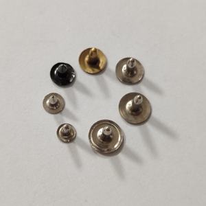 Remache de metal de níquel con pasador de tapa de doble cúpula <span class=keywords><strong>para</strong></span> bota de zapatos de mujer <span class=keywords><strong>para</strong></span> prendas y bolsos de cuero Remaches decorativos de tacón superior - Product Image 4