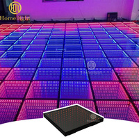 Panneau de scène LED portable de haute qualité à épissure magnétique pour piste de danse 3D, idéal pour mariages, fêtes, bars et événements