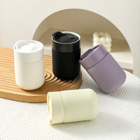 Tasse de cadeaux d'espresso en porcelaine étanche de 280ml personnalisée nordique tasse à café en céramique de voyage réutilisable pour lait/thé/latte