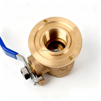 Meistverkauftes Messing-Kupfer Marine-Hardware Bronze-Legierung PN25 Industrieventil Schwimmkugelventil mit Gewindeanschlüssen Vollbohr-Kugelventil
