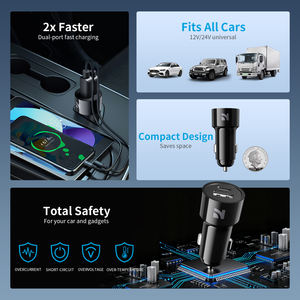 Cargador de Coche NCC CC-0401 38W USB-A + USB-C, Carga Rápida PD 20W y QC 18W, Compacto y Ligero (Negro) - Product Image 5