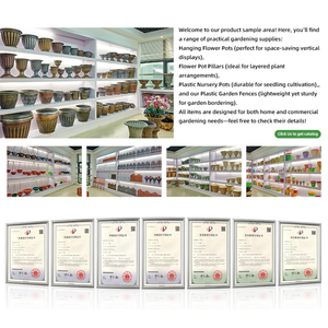 Pots de jardinage chinois pour l'extérieur, pots à fleurs en plastique pour plantes de jardin - Product Image 5