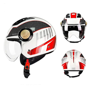 Nouveau design certifié DOT Casque de moto coloré à face ouverte OEM pour adultes et enfants - Product Image 1