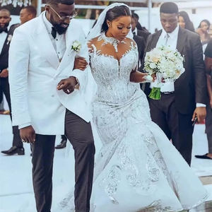 <span class=keywords><strong>Abiti</strong></span> da <span class=keywords><strong>Sposa</strong></span> su Misura in Stile Africano 2025 <span class=keywords><strong>Abiti</strong></span> da <span class=keywords><strong>Sposa</strong></span> <span class=keywords><strong>Taglie</strong></span> <span class=keywords><strong>Forti</strong></span> Stile Africano 2025 Abito da <span class=keywords><strong>Sposa</strong></span> a Sirena PERSONALIZZATO - Product Image 3