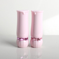 Tubes cosmétiques vides en ABS rose et violet avec bouchon à vis pour rouge à lèvres/brillant à lèvres, emballage DIY