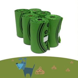 Sacs à déjections canines biodégradables en plastique, vente en gros d'usine, sacs à déchets pour animaux de compagnie, protection de l'environnement, sacs à déchets très demandés - Product Image 5