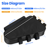 Stock UE Batterie triangulaire longue portée 48V 52V 45Ah avec cellules 21700 M50L et chargeur rapide 4A pour vélo électrique jusqu'à 2000W