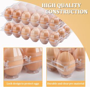 Bandejas de Huevos Transparentes de Plástico PET Personalizadas de Fábrica China, con 6, 12, 15 y 30 Huecos, para Huevos de Gallina - Product Image 3