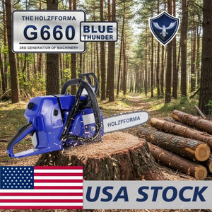 Motosega a Benzina 92cc Blue Thunder G660 MS660 066 con Impugnatura Avvolgente, Senza Barra Guida e Catena - Product Image 3