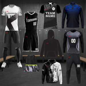Venta al por Mayor de Camisetas de Fútbol Transpirables de Secado Rápido, 100% Poliéster, Estampadas por Transferencia de Calor, 160g, para Adultos, Entrenamiento de Fútbol - Product Image 3