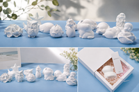 Diffuseur d'huiles essentielles en plâtre personnalisé haut de gamme, motif dessin animé, diffuseur en gypse écologique, pierre aromatique personnalisée pour cadeau d'enfant