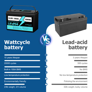 แบตเตอรี่ลิเธียมแบบปริซึม LFP 12V 100AH 6000 รอบการใช้งาน พร้อมระบบ BMS ในตัว สำหรับเก็บพลังงานสำหรับเครื่องมือไฟฟ้าและรถ E-Cart ความเร็วต่ำ - Product Image 4