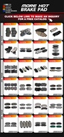 OEM 04465-YZZAF 1Y0H-33-28Z 1Y12-33-28Z 00491-60090 04465-AZ005 04465-35061 Plaquettes de frein en céramique pour LAND CRUISER TOCOMA