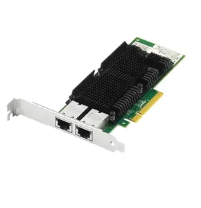 सर्वर कार्ड LRES1025PT PCIe x8 डुअल-पोर्ट कॉपर 10G ईथरनेट नेटवर्क एडाप्टर (इंटेल X550 चिप आधारित)