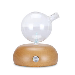 Difusor de Aroma de Vidrio YXKX-014 de 0.5L con Base de Madera, Luz LED, Tipo Niebla, Alimentación USB, Uso Doméstico y Comercial - Product Image 4