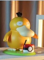 Manivelle Psyduck gravée au Laser, boîte à musique en plastique, boîte à musique Psyduck