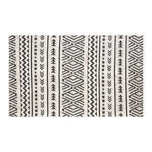 Tapis de cuisine en polyester-coton à motif géométrique antidérapant, tapis rectangulaire pour cuisine - Product Image 3