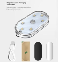 Lumière ambiante de voiture Longyang avec capteur tactile, éclairage LED intérieur du coffre, lampe de lecture OLIVER, modèle compatible 001 VW GOL IV T08ABZ 6V 2W, neuve 1