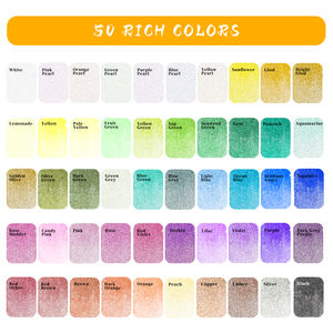 Artecho NUEVO Estuche Metálico de 50 Colores Acuarelables, Set de Pintura de Color Perla, Pintura Artística, Kit de Viaje de Acuarelas - Product Image 5