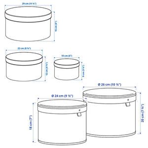 Scatole per ricordi floreali per le donne scatole di nidificazione per regali scatole di immagazzinaggio graziose in cartone per la decorazione domestica - Product Image 2