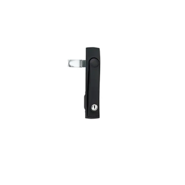 YH9514 chromé ou noir loquet de porte poignée serrure tige commande serrure en alliage de zinc poignée de porte battante serrure d'avion