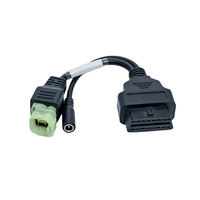 Cable de Diagnóstico para Motocicleta IP67 Impermeable con Núcleo de Cobre OBD2 de 16 Pines a 4 Pines + DC