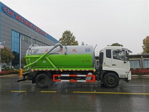 Nouveau camion aspirateur de 15 tonnes, camion d'assainissement de 15 mètres cubes, quatre roues motrices, parmi les 10 meilleures marques - Product Image 5