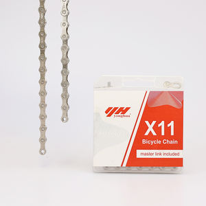 <span class=keywords><strong>Cadena</strong></span> De Bicicleta 11 vitesses route <span class=keywords><strong>vtt</strong></span> chaîne de vélo 1/2 "X 11/128" 116 liens couleur personnalisée chaîne de vélo - Product Image 1
