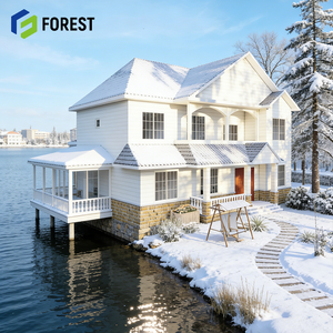 Villa de Acero Ligero de Alta Gama Personalizada, Diseño Profesional, Construcción Prefabricada en Forma de A - Product Image 1