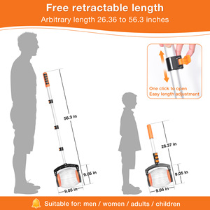 Cueilleur de fruits rapide pour l'agriculture : outil personnalisable pour la récolte d'oranges, de pommes, de noix et de châtaignes – Qualité DIY - Product Image 2