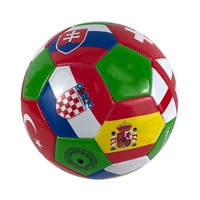 Fabricant d'articles de sport Pvc Pays Drapeau Patter Pas Cher Prix Coloré Motif Taille Cinq Ballon De Football Football