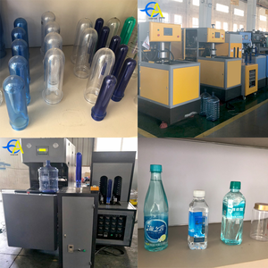10L Semi automática de plástico de moldeo de preforma de PET botella de agua de plástico soplado moldeo por- - Product Image 2
