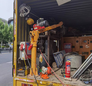 HAOY 800 KG Usine Directement Moins Cher Atelier <span class=keywords><strong>Maison</strong></span> Colonne Camion Monté Jib Grue - Product Image 5