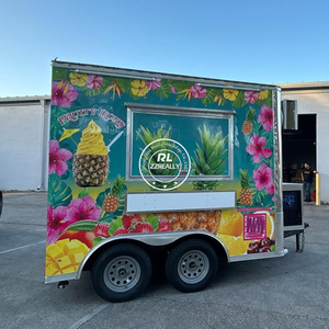 2025 Fabricant de chariots alimentaires Philippines Camion mobile pour vendre des bonbons Fast Food Kebab Caravan - Product Image 6