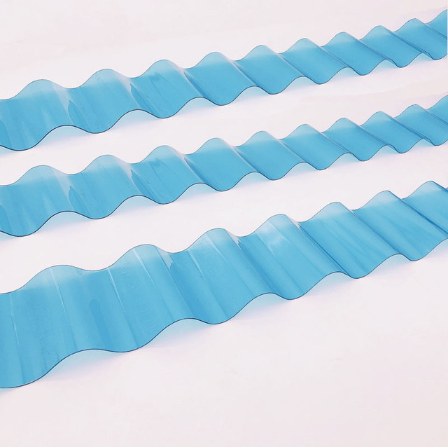 PC Corrugated Roof Panel High Toughness Polycarbonate Corrugated Sheet for Large Stadium