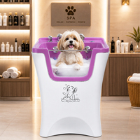 Baignoire SPA chauffante commerciale de luxe en acrylique pour animaux de compagnie, très demandée et rentable, pour usage en salle de bain (vente en gros)
