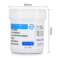 Pâte à souder KELLYSHUN en gros, directement du fabricant, Sn62.8Pb36.8Ag0.4, sans nettoyage, modèle K-635B, 500g, pour réparation de téléphones SMD BGA