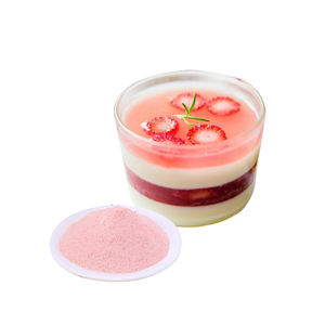 ผงเครื่องดื่มสำเร็จรูปรสพุดดิ้งสตรอว์เบอร์รี ผงเยลลี่สำหรับชงชา sữaและชานมไข่มุก ผงพุดดิ้งสตรอว์เบอร์รีสำหรับผู้จำหน่าย - Product Image 2