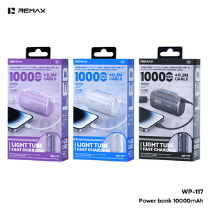 Banco de Energía de 10000mAh con Cable C Integrado, Compacto y Portátil WP-117 - Product Image 3