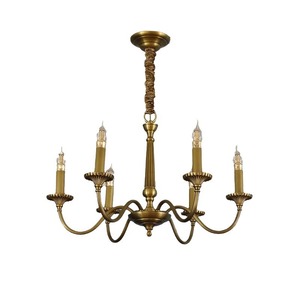 Candelabros de Estilo Americano y Francés en Color Cobre Antiguo, Candelabros Totalmente de Cobre, Estilo Moderno, Sencillo y Rústico, Individual - Product Image 5